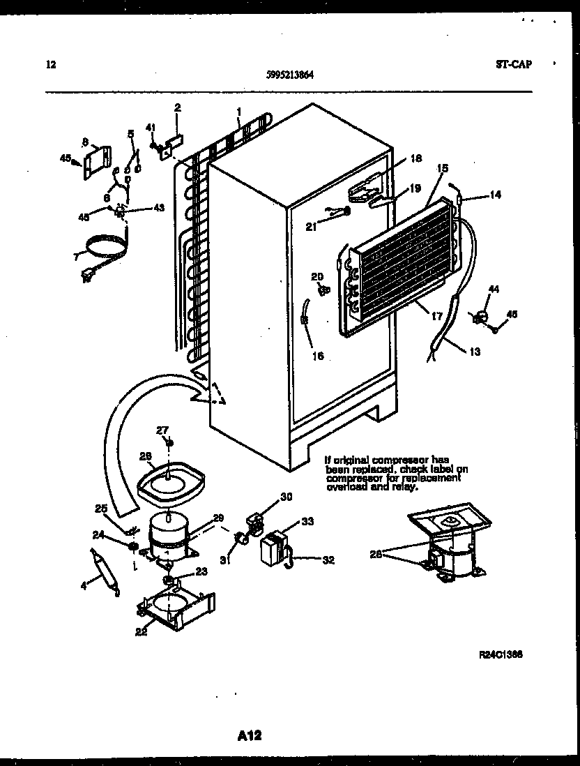 System and automatic defrost parts