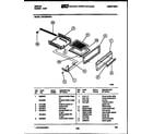 Gibson CGC2M5WXC broiler drawer parts diagram