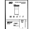 Gibson RT19F8WX3C cover page diagram