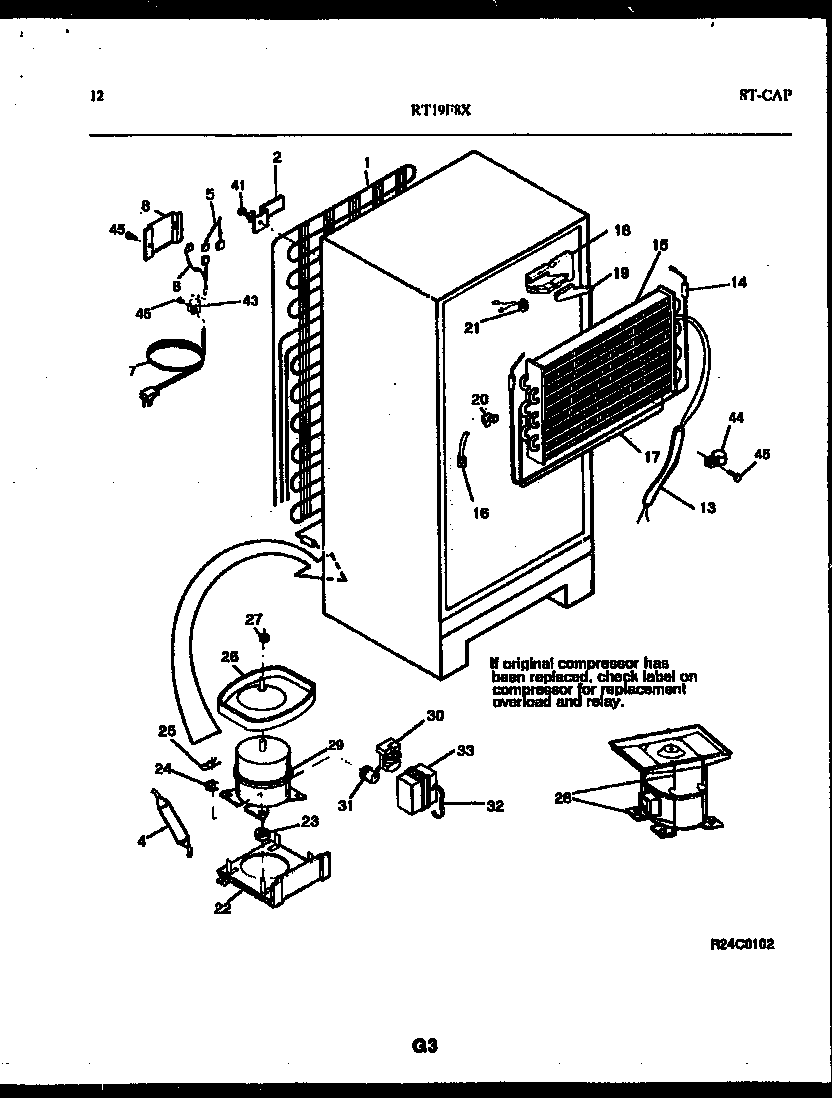 SYSTEM AND AUTOMATIC DEFROST PARTS