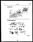 Ice maker and ice maker installation parts