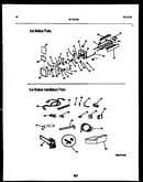 Ice maker and ice maker installation parts