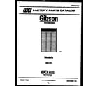 Gibson GED15P1 front cover diagram
