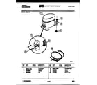Gibson GED15P1 compressor parts diagram