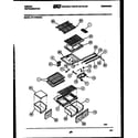 Gibson RT17F5WX4A shelves and supports diagram