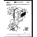 Gibson RT17F5WX4A system and automatic defrost parts diagram