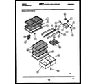 Gibson RT17F2WT3B shelves and supports diagram