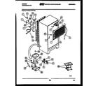 Gibson RT17F2WT3B system and automatic defrost parts diagram