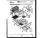 Gibson RT21F9WT3F shelves and supports diagram
