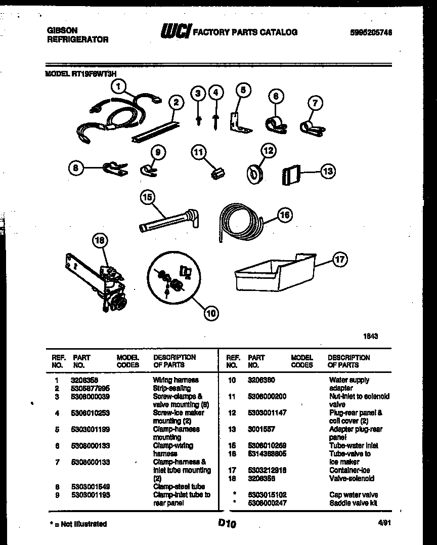 ICE MAKER INSTALLATION PARTS