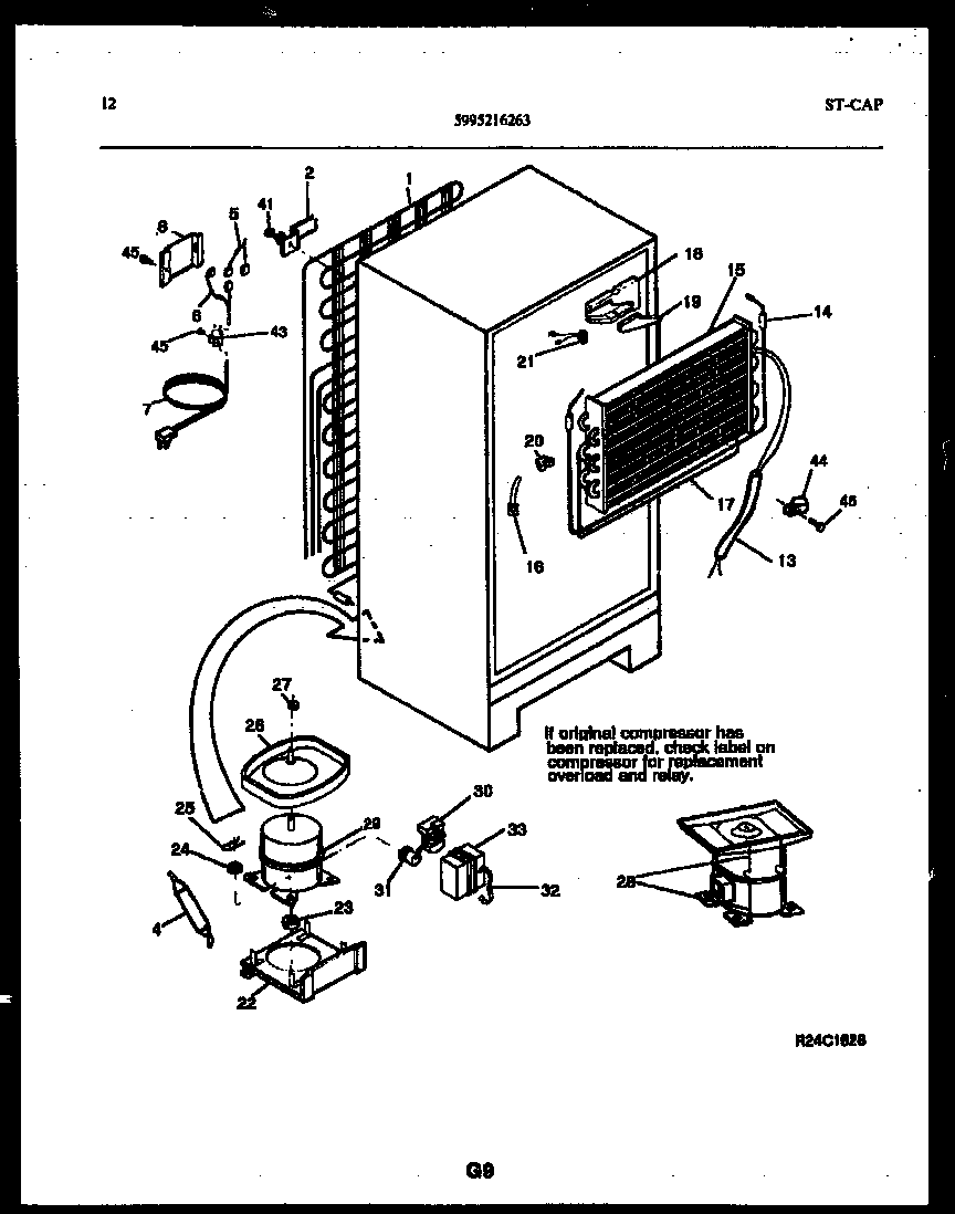 System and automatic defrost parts