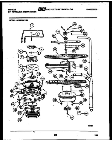 Motor pump parts