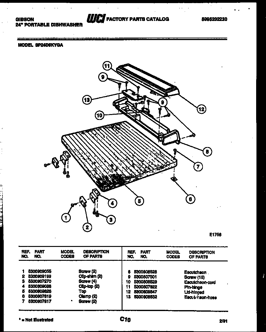 Top parts