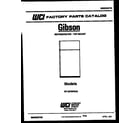 Gibson RT15F3WX4A cover page diagram