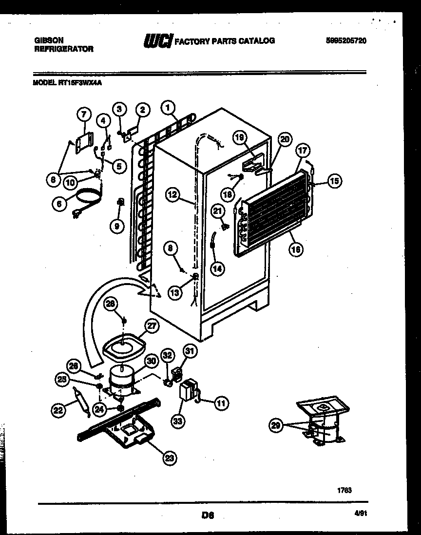 System and automatic defrost parts
