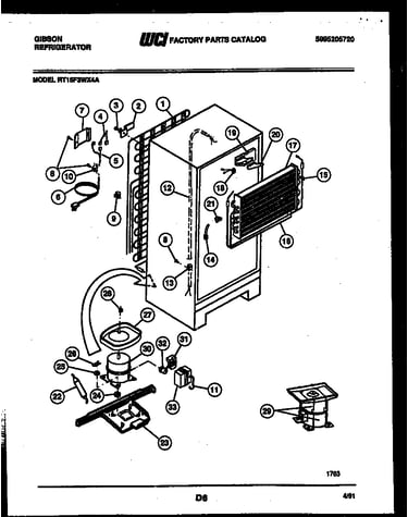 System and automatic defrost parts