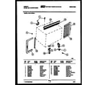 Gibson GAH11EP2A1 cabinet and installation parts diagram