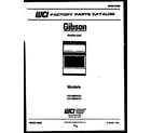 Gibson CGC4M6WXD cover page diagram