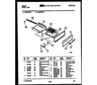 Gibson CGC4M6WXD broiler drawer parts diagram