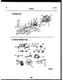 Ice maker and ice maker installation parts