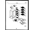Gibson RS22F5WX1A shelves and supports diagram
