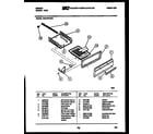 Gibson CGC1M1WXC broiler drawer parts diagram