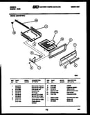 Broiler drawer parts