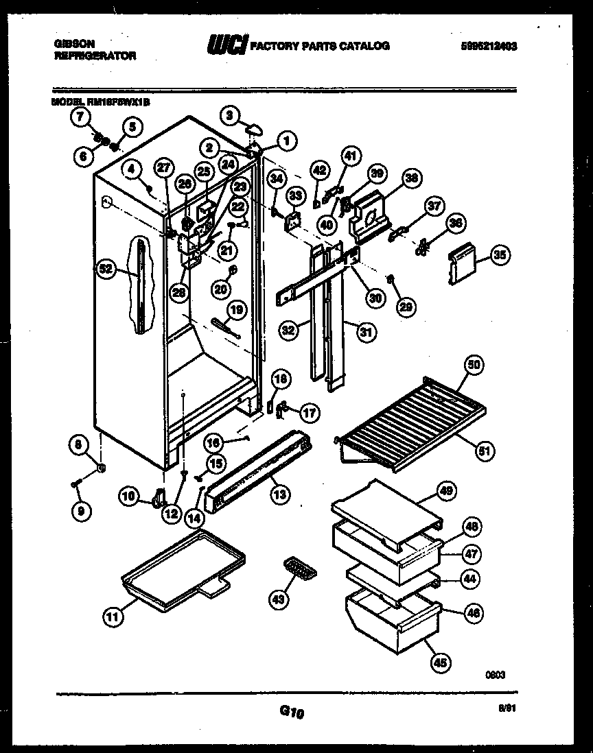 Cabinet parts