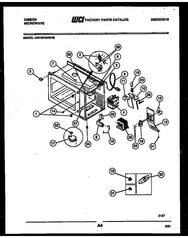 Body, motor and electrical parts