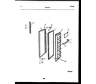 Gibson RS22F5WX1C freezer door parts diagram