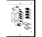 Gibson RS22F5DX1C shelves and supports diagram