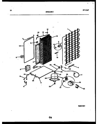 System and automatic defrost parts