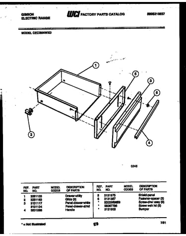 Drawer parts