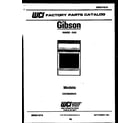 Gibson CGC3M2WXC cover page diagram