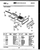 Broiler drawer parts