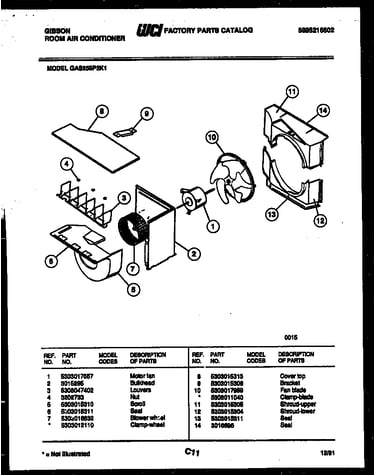 Air handling parts