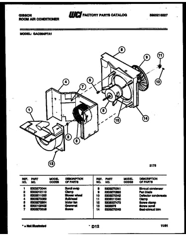 Air handling parts