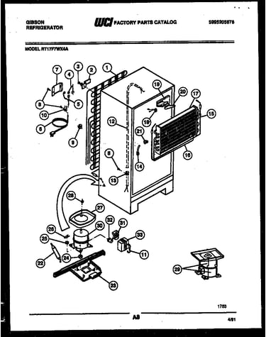 System and automatic defrost parts