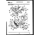 Gibson WL24F2WYMA control, drum and blower parts diagram