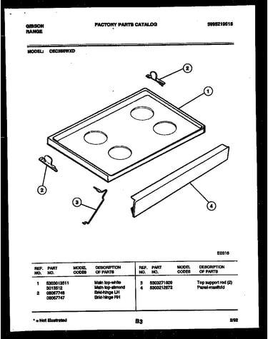 Cooktop parts
