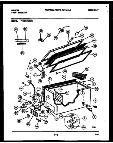 Chest freezer parts