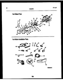 Ice maker and ice maker installation parts