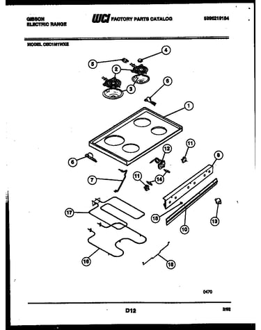Cooktop parts