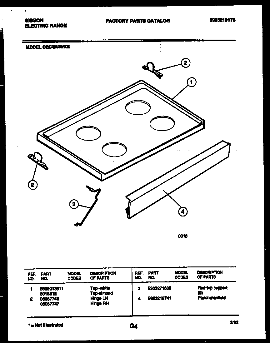 Cooktop parts
