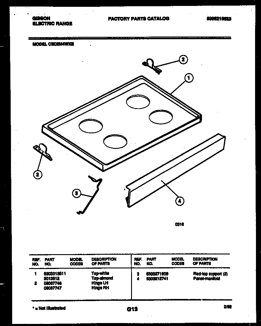Cooktop parts