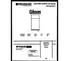 Gibson RT21F7WX3D cover page diagram