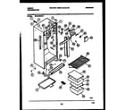 Gibson RM18F5WX1C cabinet parts diagram