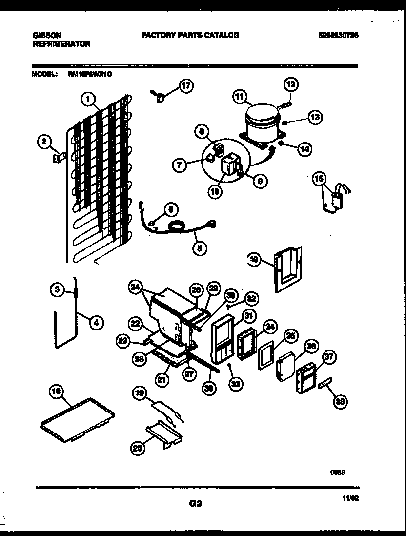 System and automatic defrost parts