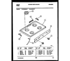 Gibson CGC3M2WXF cooktop parts diagram
