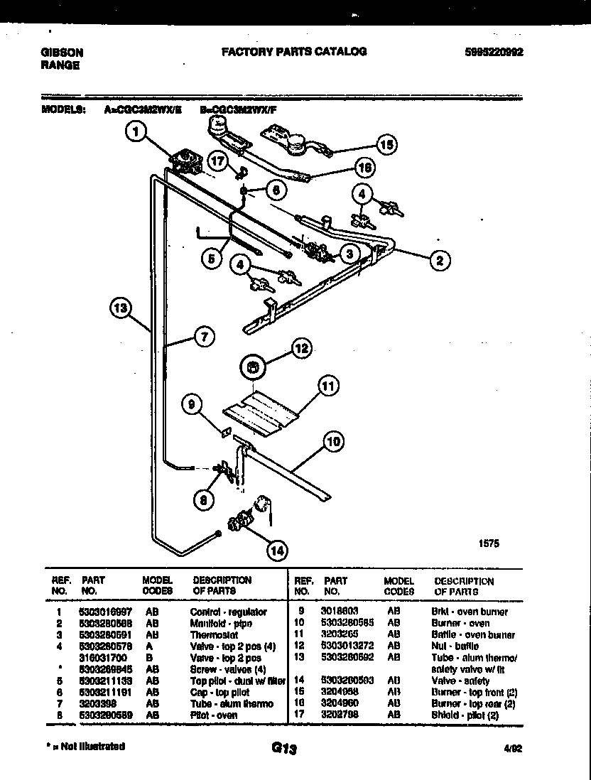 BURNER PARTS